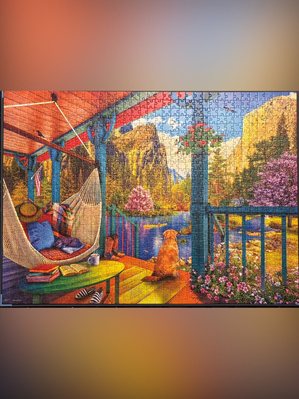 Eurographics Hammock with a View 1000 piece puzzle